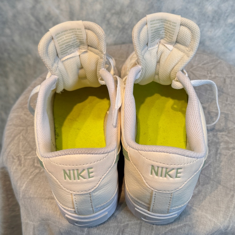 Women’s Nike Court Legacy Cream & Mint Tennis Shoes- Size 8.5 - Picture 8 of 8